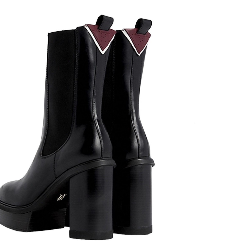 TOMMY HILFIGER</br>Γυναικεία Μποτάκια Μαύρο FW0FW07542-BDS Tommy Hilfiger