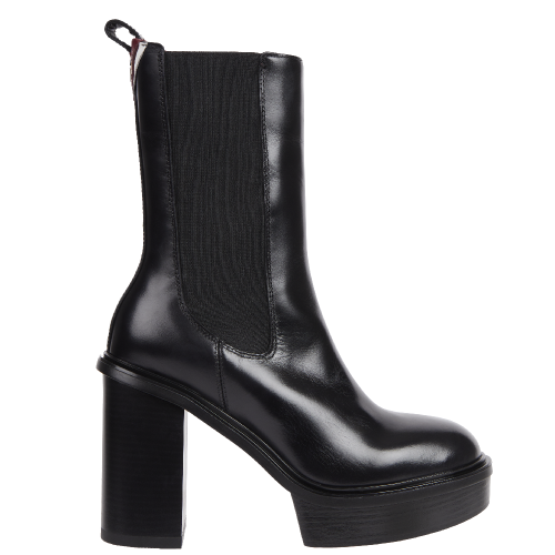 Γυναικεία Μποτάκια Μαύρο FW0FW07542-BDS Tommy Hilfiger