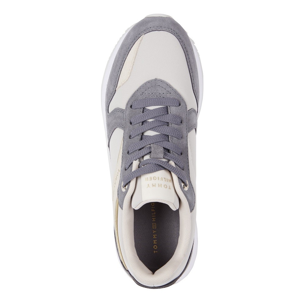 TOMMY HILFIGER</br>Γυναικεία Sneakers Γκρι FW0FW07594-PTP Tommy Hilfiger TOMMY HILFIGER</br>Γυναικεία Sneakers Γκρι FW0FW07594-PTP Tommy Hilfiger