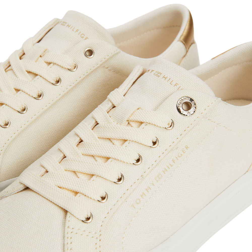 TOMMY HILFIGER</br>Γυναικεία Sneakers Εκρού FW0FW07682-AEF Tommy Hilfiger