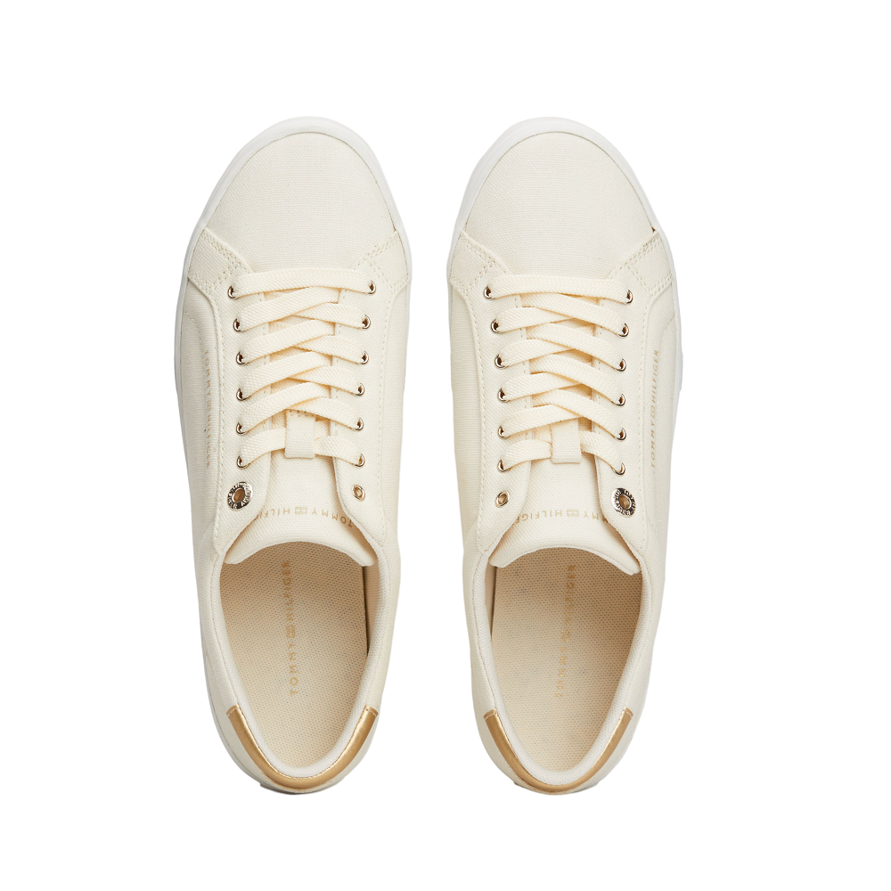 TOMMY HILFIGER</br>Γυναικεία Sneakers Εκρού FW0FW07682-AEF Tommy Hilfiger