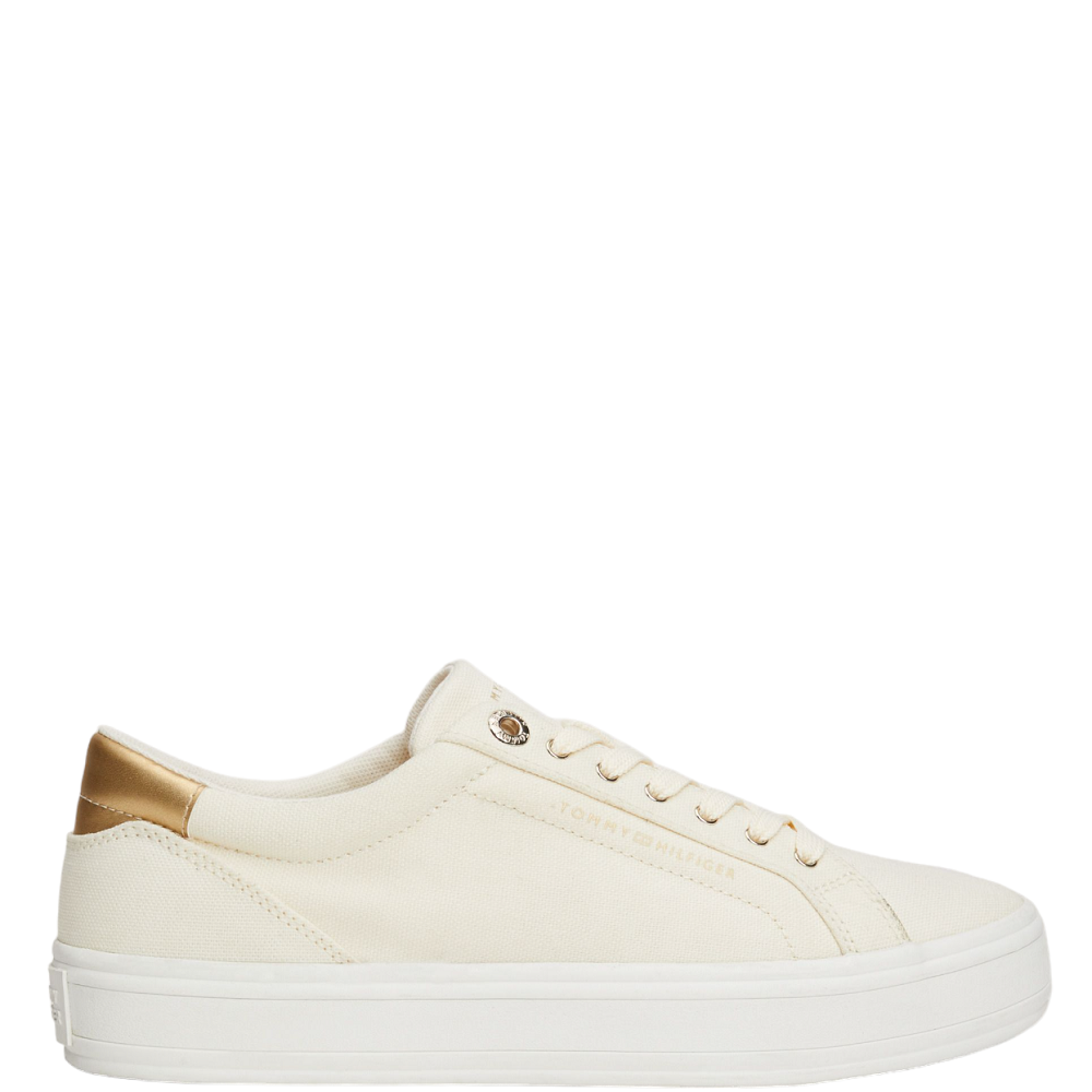 TOMMY HILFIGER</br>Γυναικεία Sneakers Εκρού FW0FW07682-AEF Tommy Hilfiger