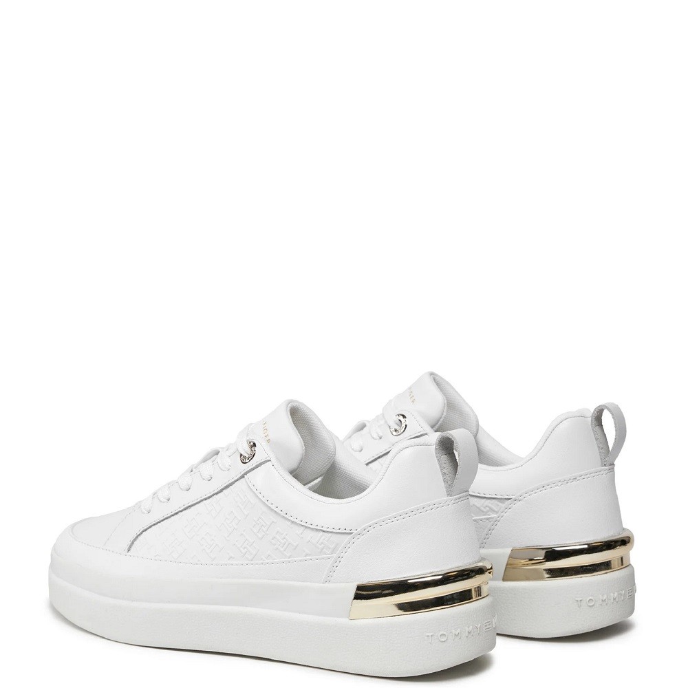 TOMMY HILFIGER</br>Γυναικεία Sneakers Λευκό FW00FW07808-YBS Tommy Hilfiger