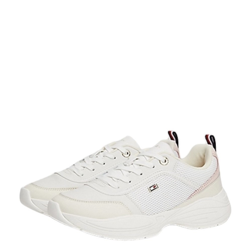 TOMMY HILFIGER</br>Γυναικεία Sneakers Εκρού/Ροζ Δέρμα FW0FW07818-0LA Tommy Hilfiger TOMMY HILFIGER</br>Γυναικεία Sneakers Εκρού/Ροζ Δέρμα FW0FW07818-0LA Tommy Hilfiger