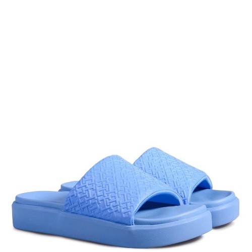 Tommy Hilfiger FW0FW07855-C30 Γυναικείες Παντόφλες Γαλάζιο