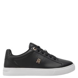 Γυναικεία Sneakers Μαύρο Δέρμα FW0FW07999-BDS Tommy Hilfiger