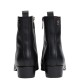 TOMMY HILFIGER</br>Γυναικεία Μποτάκια Μαύρο Δέρμα FW0FW08103-BDS Tommy Hilfiger