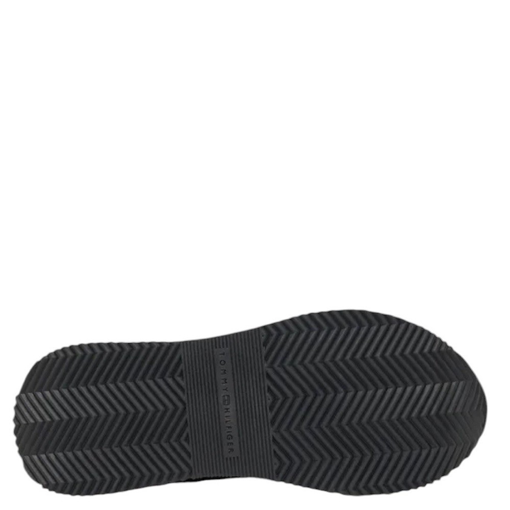 TOMMY HILFIGER</br>Γυναικεία Sneakers Μαύρο Δέρμα FW0FW08117-BDS Tommy Hilfiger TOMMY HILFIGER</br>Γυναικεία Sneakers Μαύρο Δέρμα FW0FW08117-BDS Tommy Hilfiger