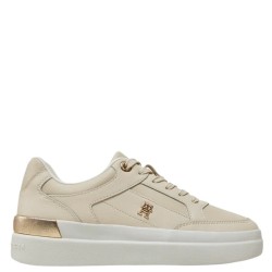 Γυναικεία Sneakers Μπεζ Δέρμα FW0FW08126-ACG Tommy Hilfiger