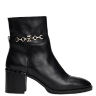 Γυναικεία Μποτάκια Μαύρο Δέρμα FW0FW08183-BDS Tommy Hilfiger