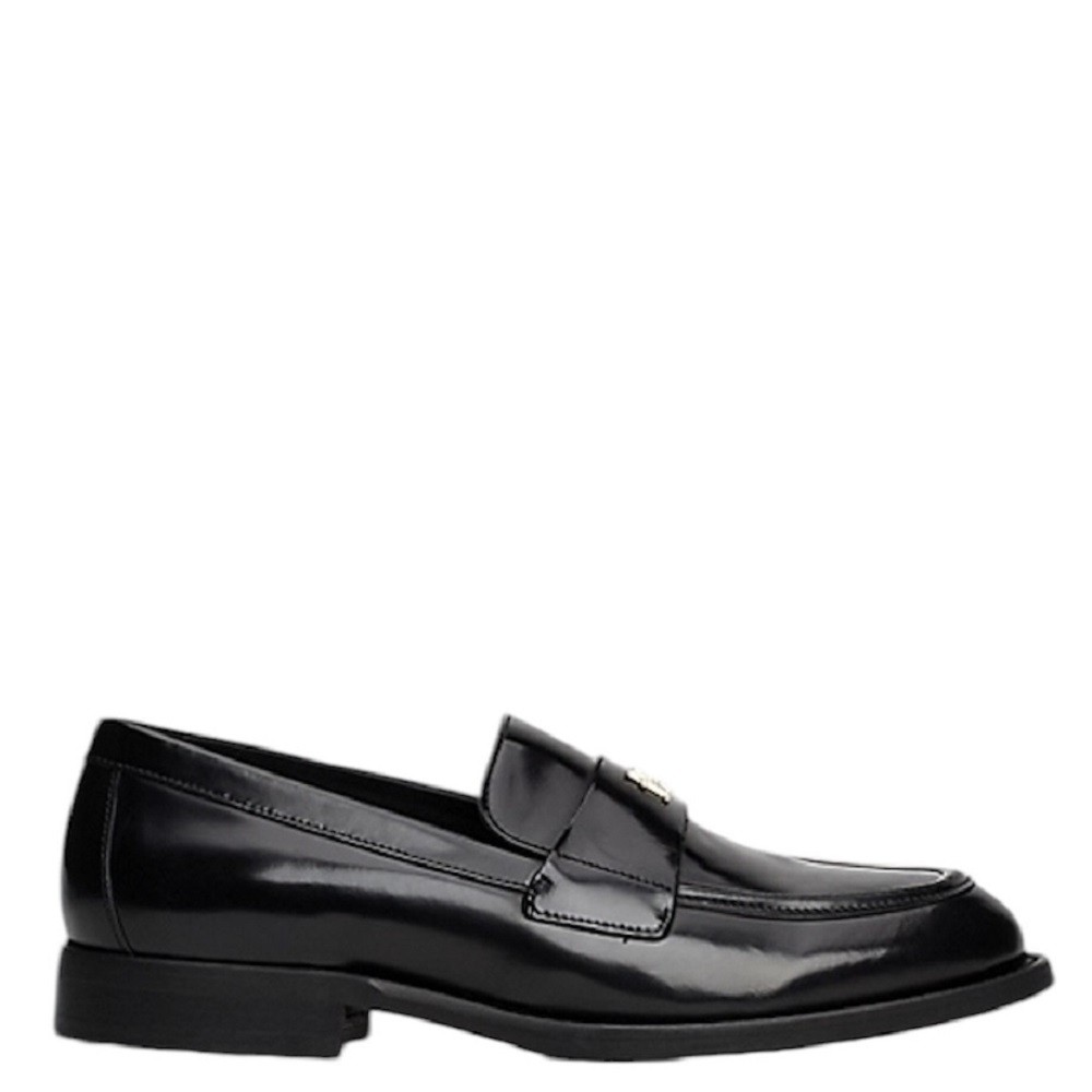 TOMMY HILFIGER</br>Γυναικεία Loafers Μαύρο Δέρμα FW0FW08316-BDS Tommy Hilfiger TOMMY HILFIGER</br>Γυναικεία Loafers Μαύρο Δέρμα FW0FW08316-BDS Tommy Hilfiger