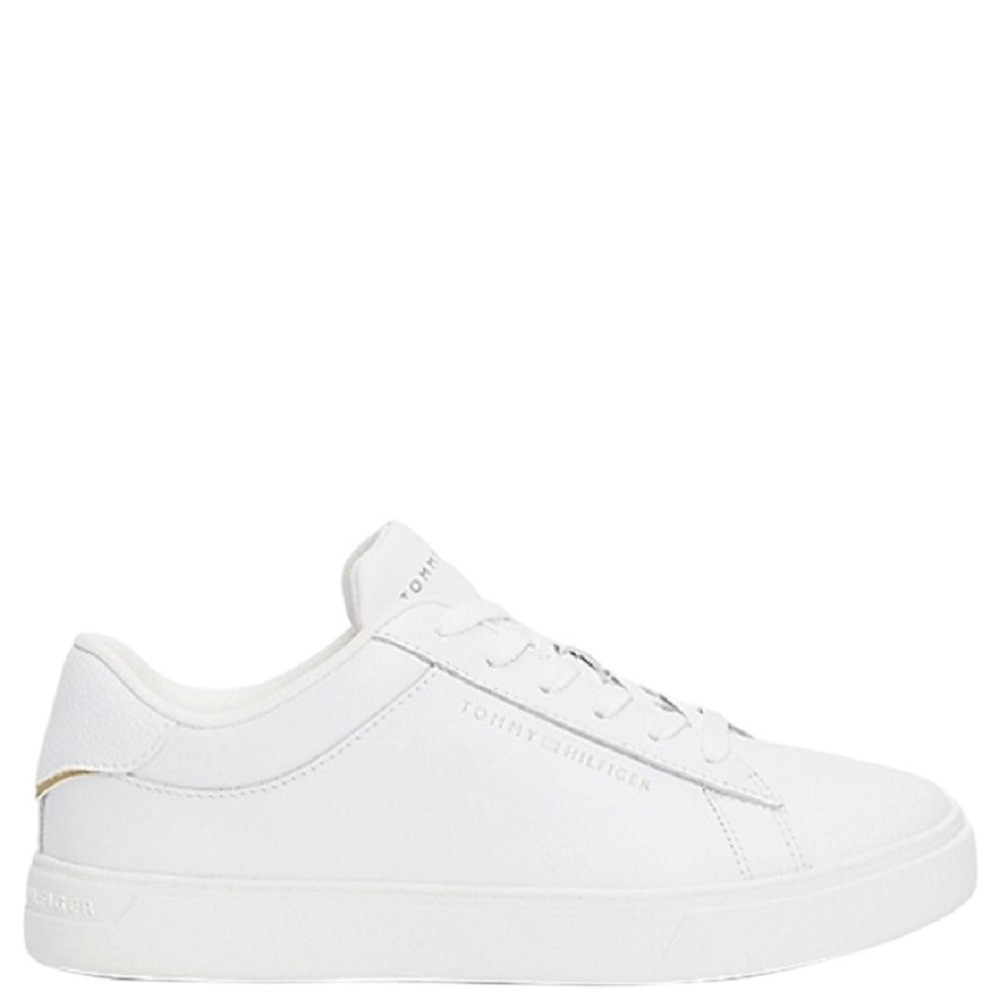 TOMMY HILFIGER</br>Γυναικεία Sneakers Λευκό Δέρμα FW0FW08320-YBS Tommy Hilfiger TOMMY HILFIGER</br>Γυναικεία Sneakers Λευκό Δέρμα FW0FW08320-YBS Tommy Hilfiger