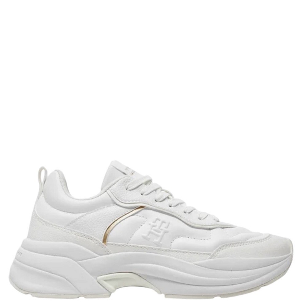 TOMMY HILFIGER</br>Γυναικεία Sneakers Λευκό Δέρμα FW0FW08346-YBS Tommy Hilfiger TOMMY HILFIGER</br>Γυναικεία Sneakers Λευκό Δέρμα FW0FW08346-YBS Tommy Hilfiger
