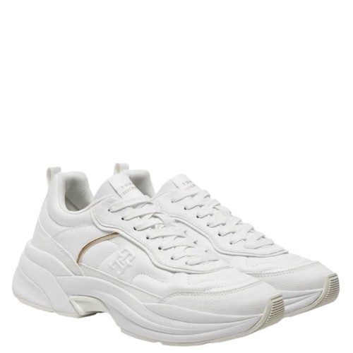 Γυναικεία Sneakers Λευκό Δέρμα  FW0FW08346-YBS Tommy Hilfiger