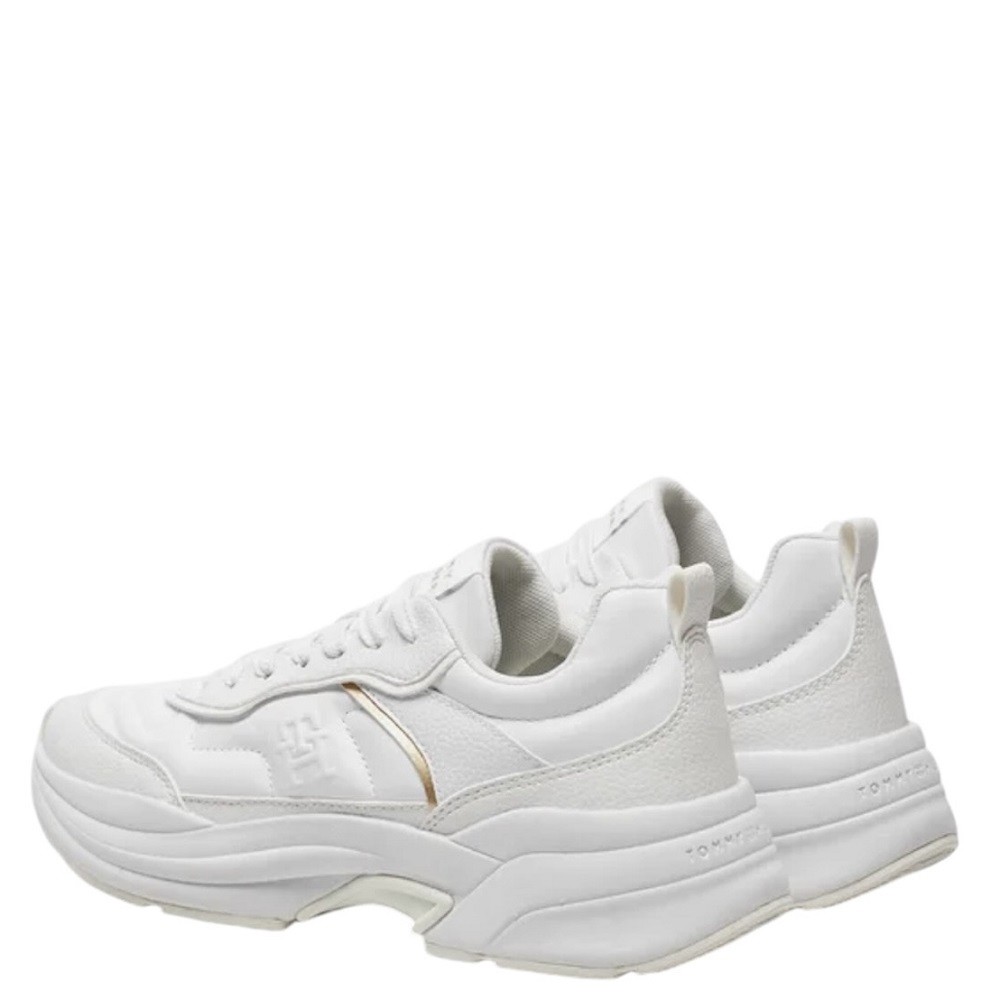 TOMMY HILFIGER</br>Γυναικεία Sneakers Λευκό Δέρμα FW0FW08346-YBS Tommy Hilfiger TOMMY HILFIGER</br>Γυναικεία Sneakers Λευκό Δέρμα FW0FW08346-YBS Tommy Hilfiger
