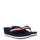 TOMMY HILFIGER</br>Γυναικείες Σαγιονάρες Μπλε Th Corporate Wedge Beach Sandal FW0FW08520-DW6 Tommy Hilfiger TOMMY HILFIGER</br>Γυναικείες Σαγιονάρες Μπλε Th Corporate Wedge Beach Sandal FW0FW08520-DW6 Tommy Hilfiger
