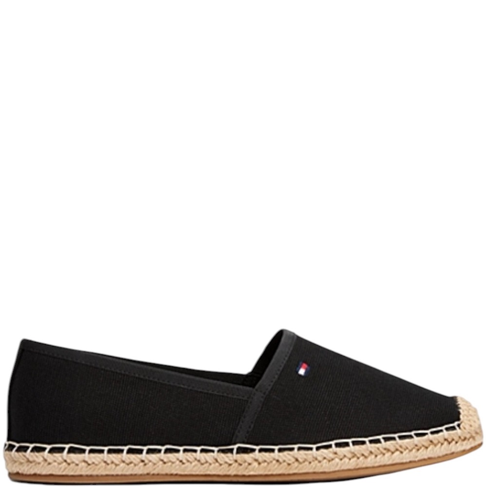 TOMMY HILFIGER</br>Tommy Hilfiger FW0FW08541-BDS Γυναικείες Εσπαντρίγιες Flag Canvas Μαύρο