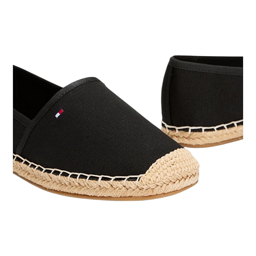 TOMMY HILFIGER</br>Tommy Hilfiger FW0FW08541-BDS Γυναικείες Εσπαντρίγιες Flag Canvas Μαύρο