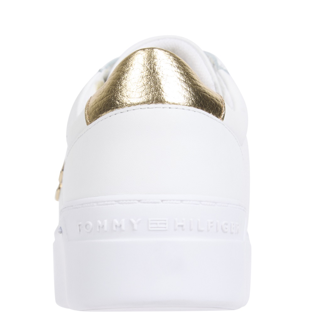 TOMMY HILFIGER</br>Γυναικεία Sneakers Λευκό Δέρμα FW0FW08648-YBS Tommy Hilfiger TOMMY HILFIGER</br>Γυναικεία Sneakers Λευκό Δέρμα FW0FW08648-YBS Tommy Hilfiger