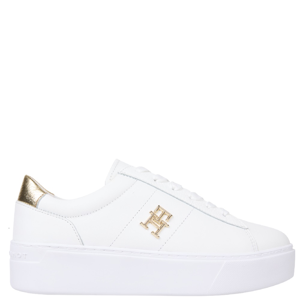 TOMMY HILFIGER</br>Γυναικεία Sneakers Λευκό Δέρμα FW0FW08648-YBS Tommy Hilfiger TOMMY HILFIGER</br>Γυναικεία Sneakers Λευκό Δέρμα FW0FW08648-YBS Tommy Hilfiger