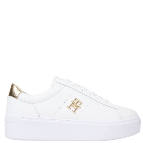 Γυναικεία Sneakers Λευκό Δέρμα FW0FW08648-YBS Tommy Hilfiger