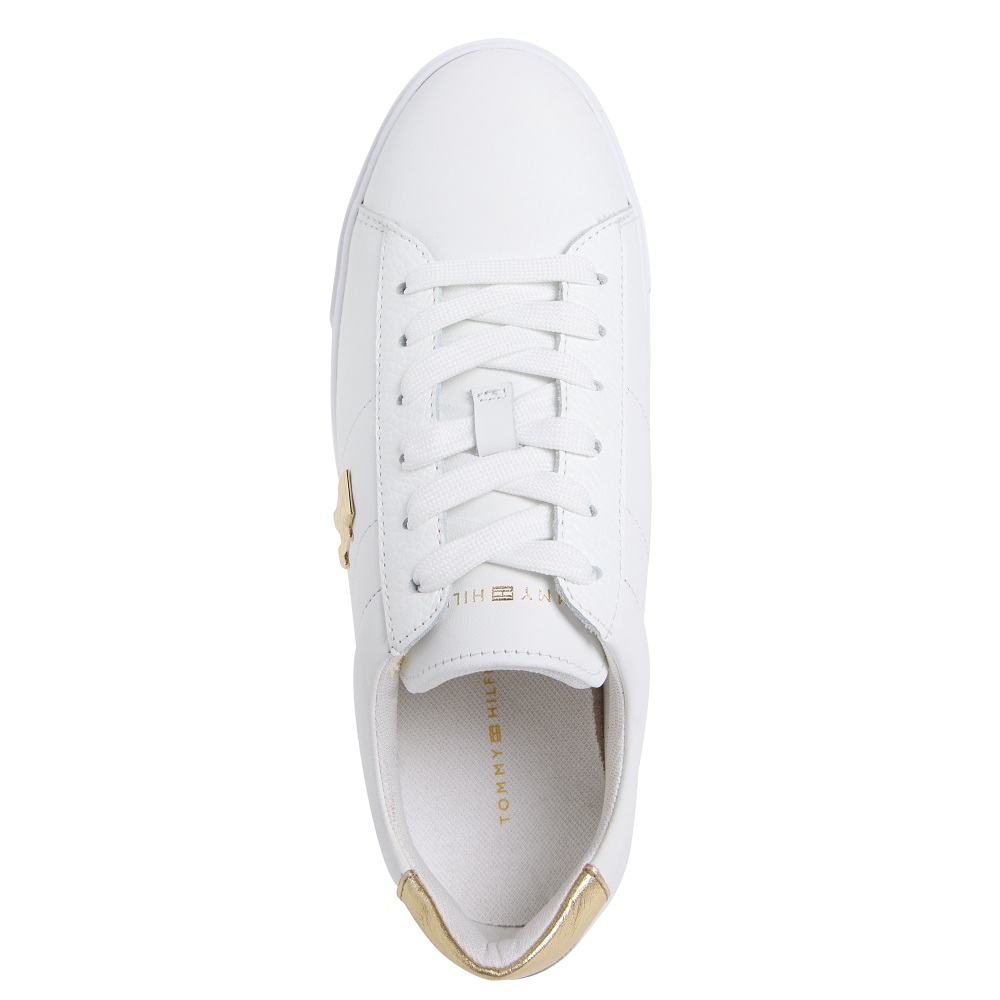 TOMMY HILFIGER</br>Γυναικεία Sneakers Λευκό Δέρμα FW0FW08648-YBS Tommy Hilfiger TOMMY HILFIGER</br>Γυναικεία Sneakers Λευκό Δέρμα FW0FW08648-YBS Tommy Hilfiger