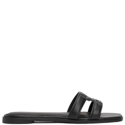 Γυναικεία Mules Μαύρο Δέρμα FW0FW08671-BDS Tommy Hilfiger