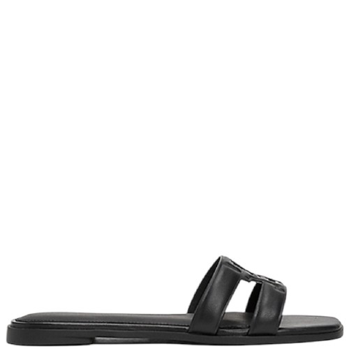 Tommy Hilfiger FW0FW08671-BDS Γυναικεία Mules Μαύρο Δέρμα