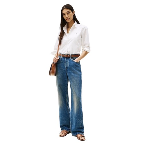 Tommy Hilfiger FW0FW08671-GPA Γυναικεία Mules Ταμπά Δέρμα