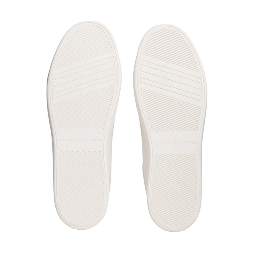 TOMMY HILFIGER</br>Γυναικεία Sneakers Λευκό Δέρμα Essential Elevated Court FW0FW08680-YBH Tommy Hilfiger TOMMY HILFIGER</br>Γυναικεία Sneakers Λευκό Δέρμα Essential Elevated Court FW0FW08680-YBH Tommy Hilfiger