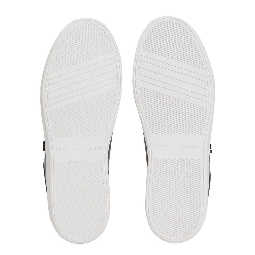 TOMMY HILFIGER</br>Tommy Hilfiger FW0FW08680-BDS Γυναικεία Sneakers Μαύρο Δέρμα Essential Elevated Court TOMMY HILFIGER</br>Tommy Hilfiger FW0FW08680-BDS Γυναικεία Sneakers Μαύρο Δέρμα Essential Elevated Court
