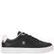 TOMMY HILFIGER</br>Tommy Hilfiger FW0FW08680-BDS Γυναικεία Sneakers Μαύρο Δέρμα Essential Elevated Court TOMMY HILFIGER</br>Tommy Hilfiger FW0FW08680-BDS Γυναικεία Sneakers Μαύρο Δέρμα Essential Elevated Court