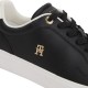 TOMMY HILFIGER</br>Tommy Hilfiger FW0FW08680-BDS Γυναικεία Sneakers Μαύρο Δέρμα Essential Elevated Court TOMMY HILFIGER</br>Tommy Hilfiger FW0FW08680-BDS Γυναικεία Sneakers Μαύρο Δέρμα Essential Elevated Court