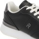 TOMMY HILFIGER</br>Tommy Hilfiger FW0FW08695-BDS Γυναικεία Sneakers Μαύρο Δέρμα Chic Fashion Runner TOMMY HILFIGER</br>Tommy Hilfiger FW0FW08695-BDS Γυναικεία Sneakers Μαύρο Δέρμα Chic Fashion Runner