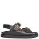 TOMMY HILFIGER</br>Γυναικεία Σανδάλια Μαύρο Δέρμα FW0FW08799-BDS Tommy Hilfiger TOMMY HILFIGER</br>Γυναικεία Σανδάλια Μαύρο Δέρμα FW0FW08799-BDS Tommy Hilfiger