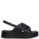 TOMMY HILFIGER</br>Γυναικεία Flatform Σανδάλια Μαύρο Δέρμα FW0FW08808-BDS Tommy Hilfiger TOMMY HILFIGER</br>Γυναικεία Flatform Σανδάλια Μαύρο Δέρμα FW0FW08808-BDS Tommy Hilfiger