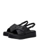TOMMY HILFIGER</br>Γυναικεία Flatform Σανδάλια Μαύρο Δέρμα FW0FW08808-BDS Tommy Hilfiger TOMMY HILFIGER</br>Γυναικεία Flatform Σανδάλια Μαύρο Δέρμα FW0FW08808-BDS Tommy Hilfiger
