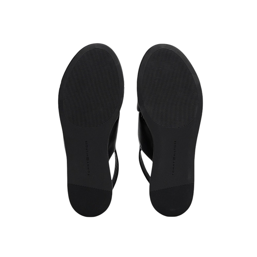 TOMMY HILFIGER</br>Γυναικεία Flatform Σανδάλια Μαύρο Δέρμα FW0FW08808-BDS Tommy Hilfiger TOMMY HILFIGER</br>Γυναικεία Flatform Σανδάλια Μαύρο Δέρμα FW0FW08808-BDS Tommy Hilfiger