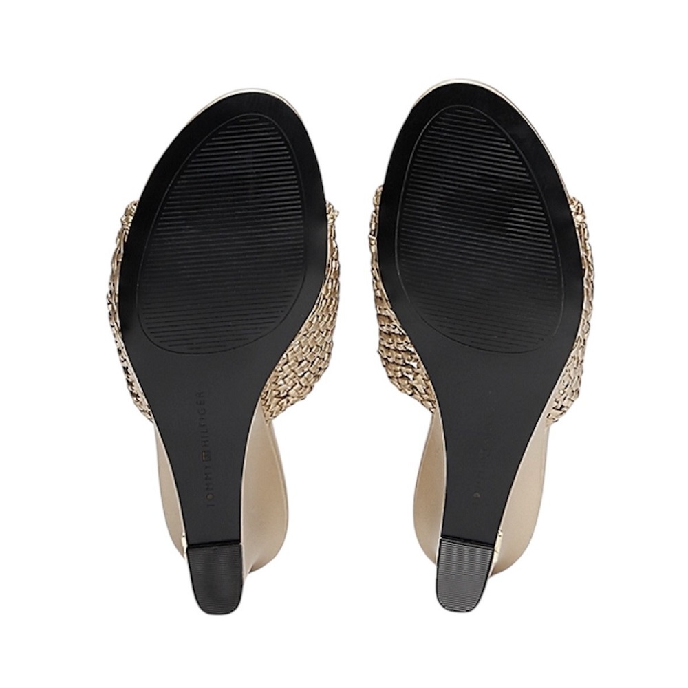 TOMMY HILFIGER</br>Γυναικεία Mules Χρυσό Δέρμα FW0FW08812-0HS Tommy Hilfiger TOMMY HILFIGER</br>Γυναικεία Mules Χρυσό Δέρμα FW0FW08812-0HS Tommy Hilfiger