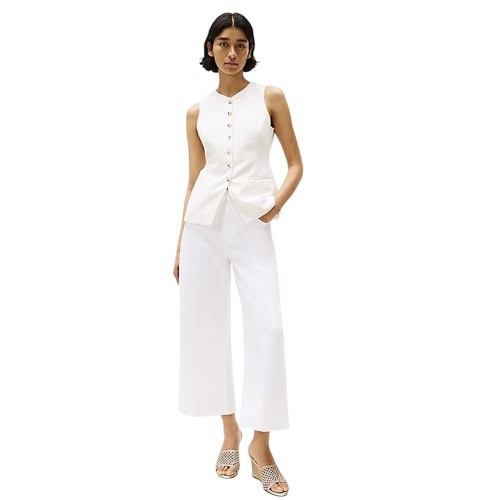 Tommy Hilfiger FW0FW08812-0HS Γυναικεία Mules Χρυσό Δέρμα