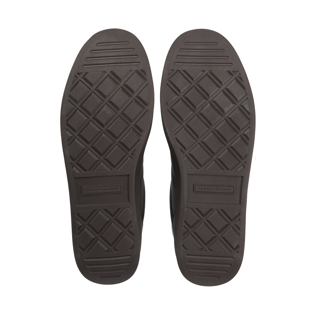 TOMMY HILFIGER</br>Tommy Hilfiger FW0FW08823-BDS Γυναικεία Sneakers Μαύρο Δέρμα Th Heritage Shiny TOMMY HILFIGER</br>Tommy Hilfiger FW0FW08823-BDS Γυναικεία Sneakers Μαύρο Δέρμα Th Heritage Shiny