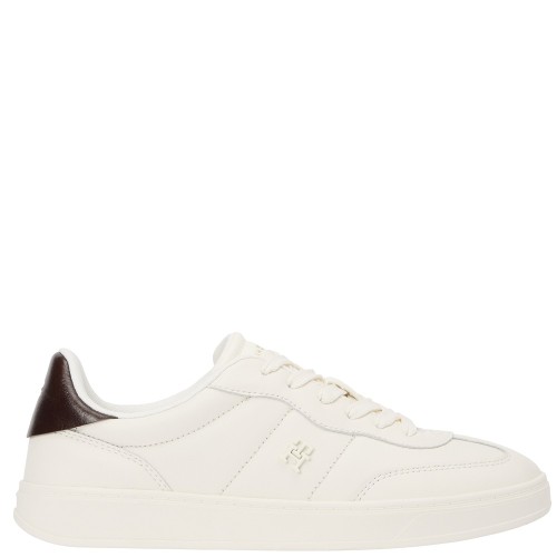 Tommy Hilfiger FW0FW08823-YBH Γυναικεία Sneakers Λευκό Δέρμα Th Heritage Shiny Tommy Hilfiger FW0FW08823-YBH Γυναικεία Sneakers Λευκό Δέρμα Th Heritage Shiny