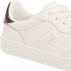 TOMMY HILFIGER</br>Tommy Hilfiger FW0FW08823-YBH Γυναικεία Sneakers Λευκό Δέρμα Th Heritage Shiny TOMMY HILFIGER</br>Tommy Hilfiger FW0FW08823-YBH Γυναικεία Sneakers Λευκό Δέρμα Th Heritage Shiny