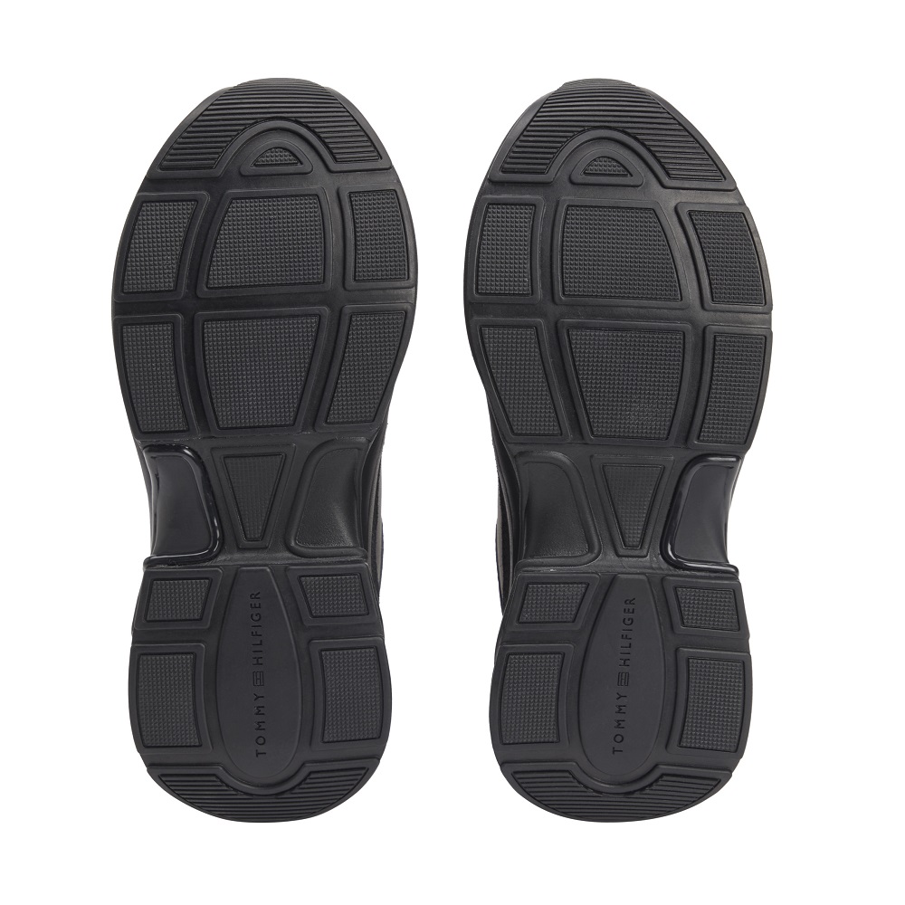 TOMMY HILFIGER</br>Tommy Hilfiger FW0FW08840-BDS Γυναικεία Sneakers Μαύρο Δέρμα Th Chunky Runner Patent TOMMY HILFIGER</br>Tommy Hilfiger FW0FW08840-BDS Γυναικεία Sneakers Μαύρο Δέρμα Th Chunky Runner Patent