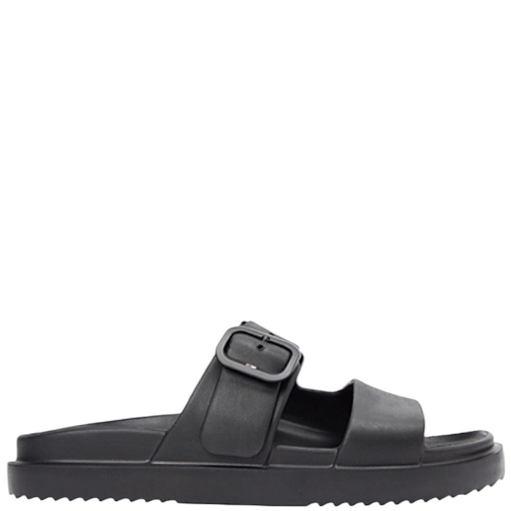 TOMMY HILFIGER</br>Tommy Hilfiger FW0FW08953-BDS Γυναικεία Σανδάλια Th Light Double Strap Sandal Μαύρο