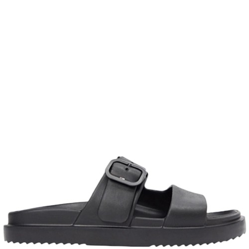 Tommy Hilfiger FW0FW08953-BDS Γυναικεία Σανδάλια Th Light Double Strap Sandal Μαύρο