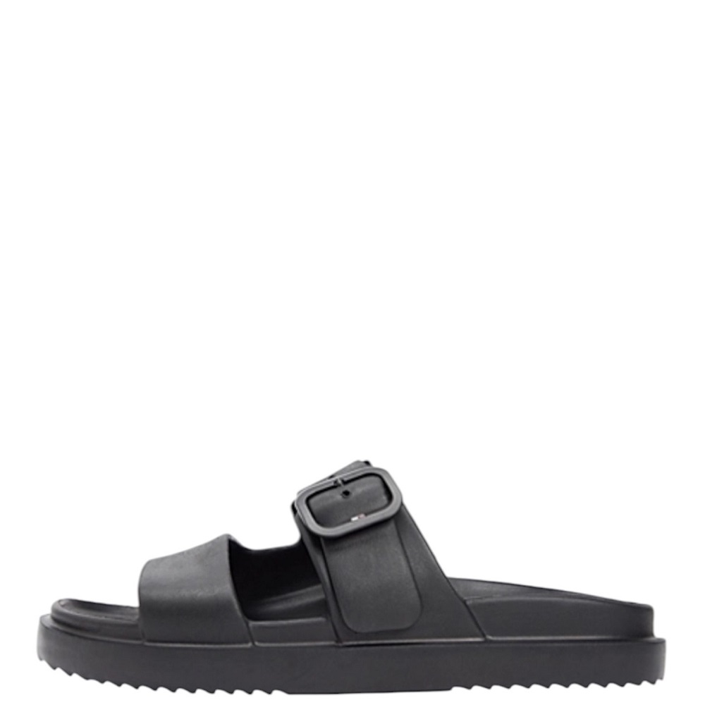 TOMMY HILFIGER</br>Tommy Hilfiger FW0FW08953-BDS Γυναικεία Σανδάλια Th Light Double Strap Sandal Μαύρο