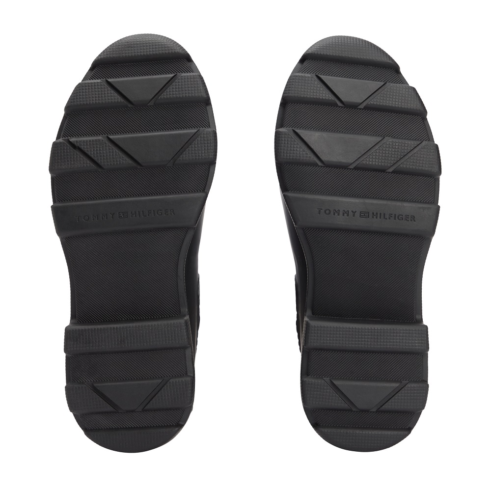 TOMMY HILFIGER</br>Tommy Hilfiger FW0FW08973-BDS Γυναικείες Γαλότσες Μαύρο Flag Long Rainboot Warm TOMMY HILFIGER</br>Tommy Hilfiger FW0FW08973-BDS Γυναικείες Γαλότσες Μαύρο Flag Long Rainboot Warm