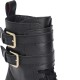 TOMMY HILFIGER</br>Tommy Hilfiger FW0FW08986-BDS Γυναικεία Μποτάκια Μαύρο Δέρμα Biker Lace Up TOMMY HILFIGER</br>Tommy Hilfiger FW0FW08986-BDS Γυναικεία Μποτάκια Μαύρο Δέρμα Biker Lace Up