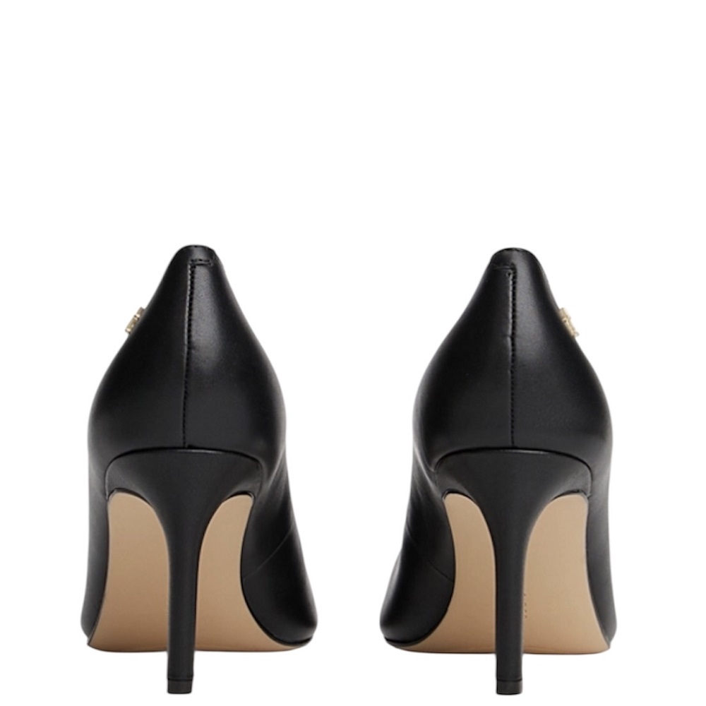 TOMMY HILFIGER</br>Γυναικείες Γόβες Μαύρο Leather Th Monogram Stilletto Heels FW0FW08993-BDS Tommy Hilfiger TOMMY HILFIGER</br>Γυναικείες Γόβες Μαύρο Leather Th Monogram Stilletto Heels FW0FW08993-BDS Tommy Hilfiger